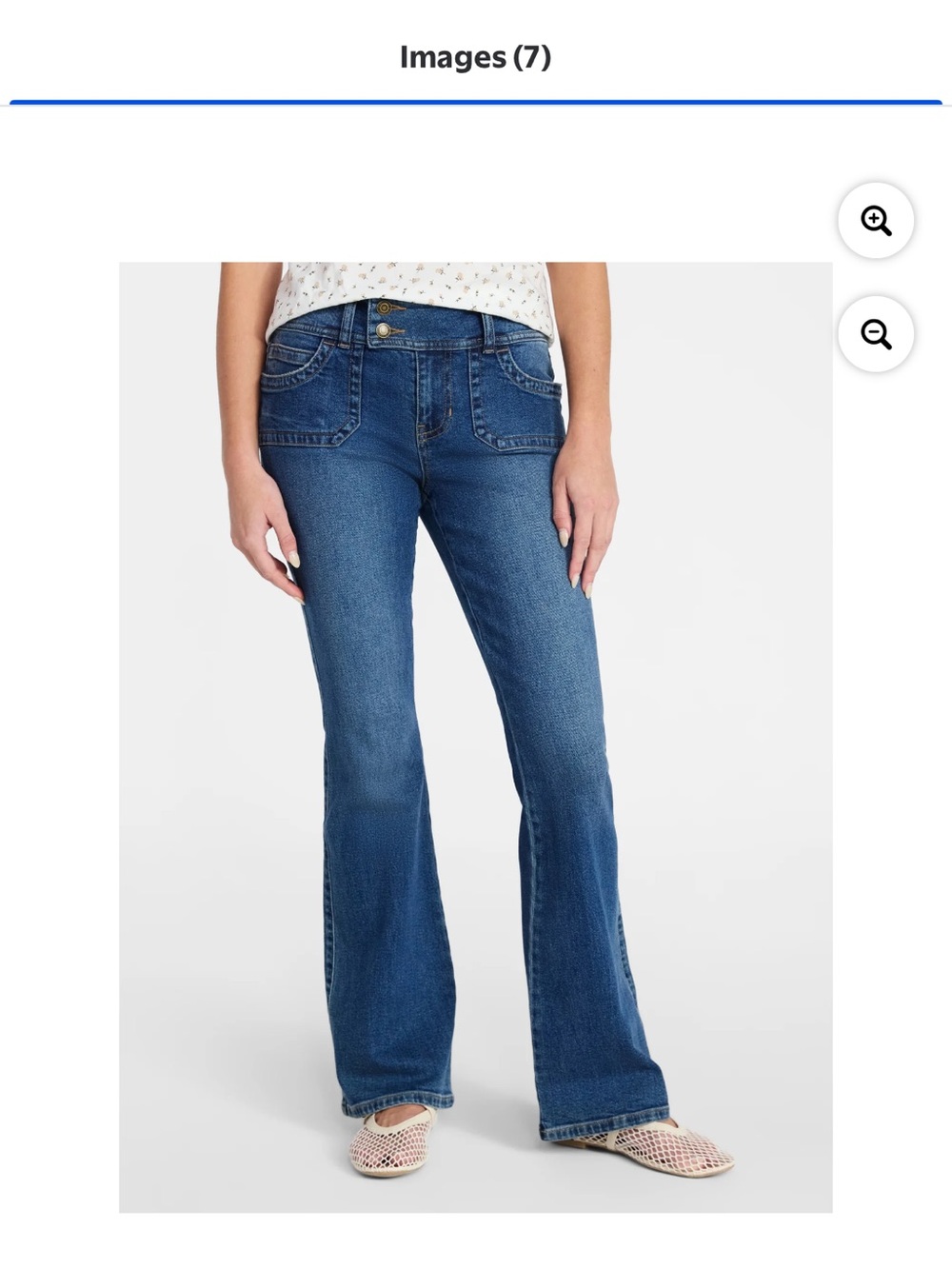 NWT Women's Classic Mid-Blue Flare Jeans
